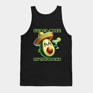 Avocado Fiesta - Guaca-Mole On The Rocks Party Shirt Tank Top